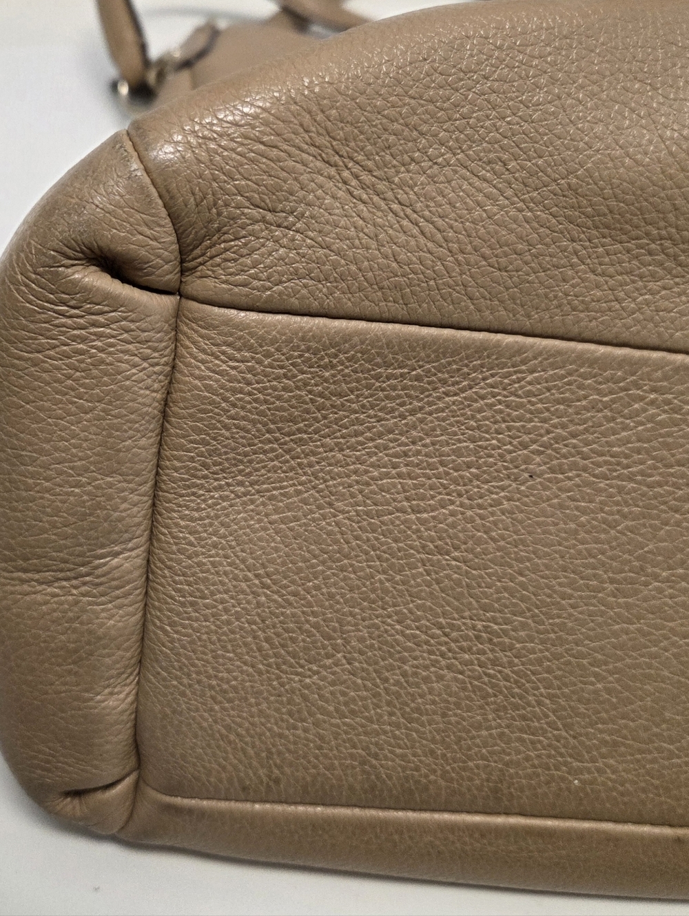 Coach Madison Phoebe Tan Pebbled Leather Shoulder Bag - Picture 6 of 16